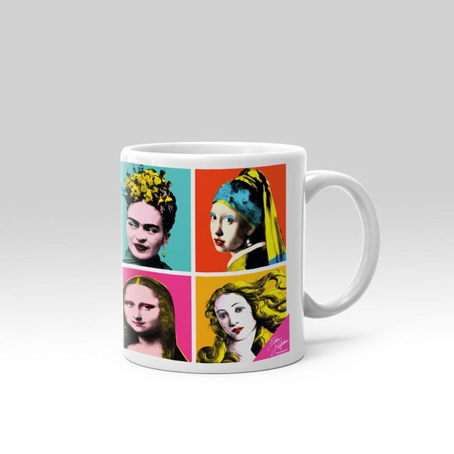 PopArt Girls Kupa Bardak - Görsel 3